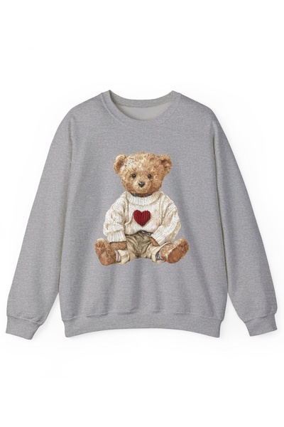 STİLL MAY COLLECTİON Φούτερ Teddy Bear με τύπωμα από οργανικό βαμβάκι