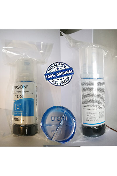 EPSON 103 Orjinal Mürekkep Seti 4 Renk Mürekkep Takımı 65ml