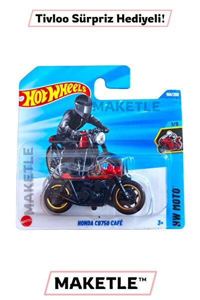 HOT WHEELS Honda CB750 Cafe - HYY85 - Tivloo Sürpriz Hediyeli