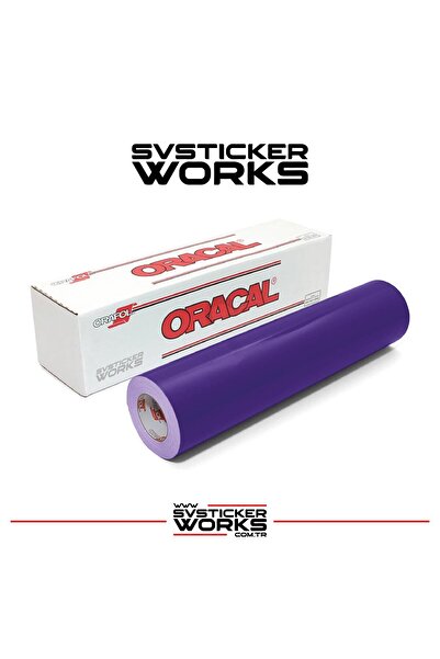 ARONA Mor Renk Folyo (Kaplama , Sticker Vb.) Oracal Yüksek Kalite Ürün 1 Metr...
