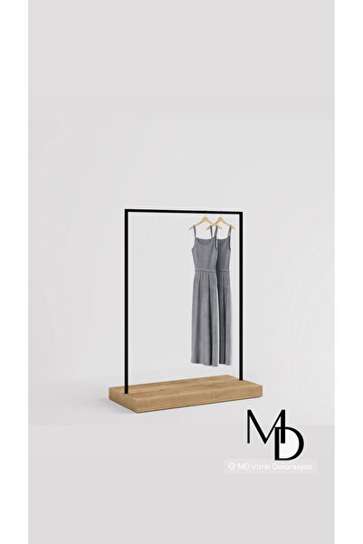MD Vİtrin Dekorasyon Butik Tekli Askılık Mağaza Standı Askılık