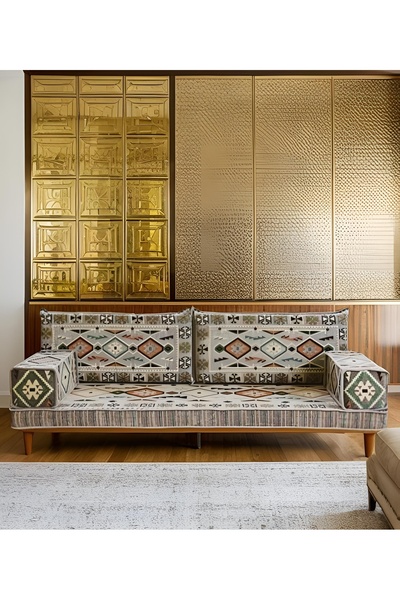 ademircan Anadolu şark köşesi takımı (SÜNGERLİ) 5 parça (70×190×10) yer minde...