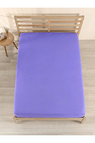 serelya King Size Combed Cotton Fitted Sheet - 100% Cotton - 180 X 200 cm