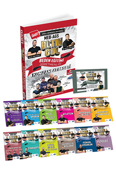 Dizgi Kitap 2026 ÖABT MEB-AGS Beden Eğitimi Öğretmenliği Altın Gol Konu Anlat...