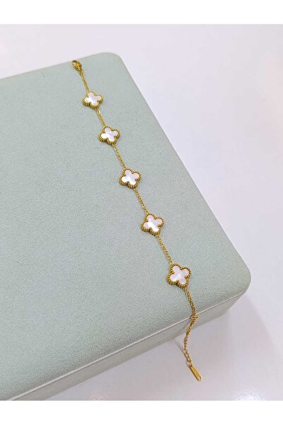 stainles steel Van cleef bileklik