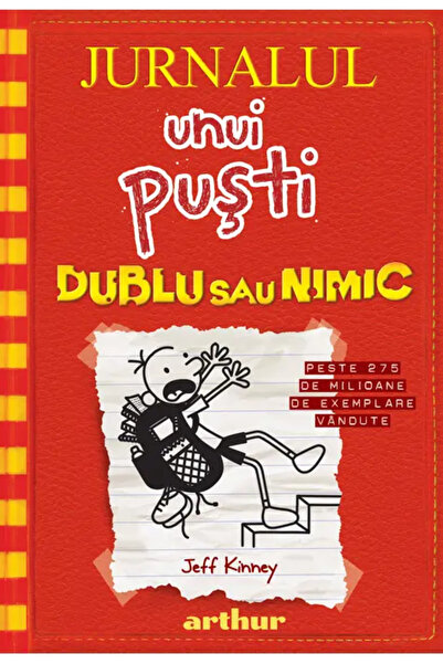 ARTHUR Jurnalul Unui Pusti 11. Dublu Sau Nimic Cartonat