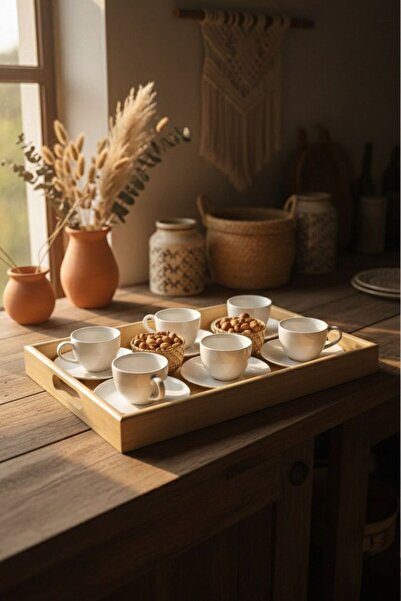 TB Tamer Bayrakçeken Masaj Aletleri Ve Tıbbi Ürün 6-Piece Porcelain Coffee Cu...