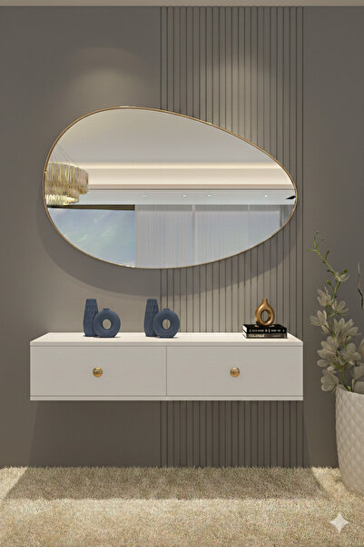 YUMEDİ DESİGN DA1201B - MİKO DRESUAR , RAF 120CM BEYAZ