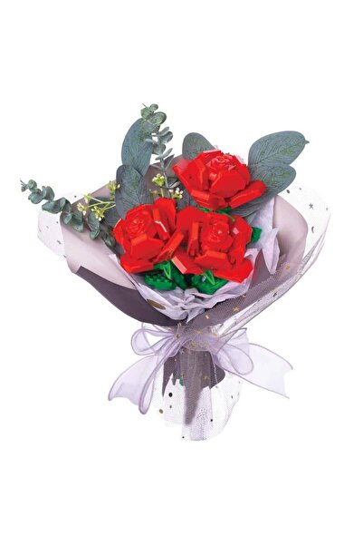 BYCEGU S00005757-Rst-Blx-Flower Set Rose Bouquet 285Pcs-Sun