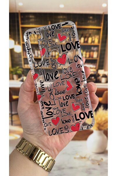 Vip Case Redmi Note 8 Compatible Love Letter Pattern Transparent Shock-Absorb...
