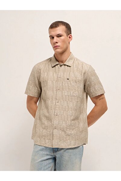 The Bear House Men's Short Sleeve Shirt, breathable, soft comfort Fabric