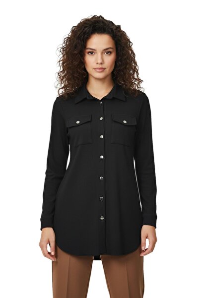 Nazal Women's Buttoned Pocket Model Tunic Bgl-St05191