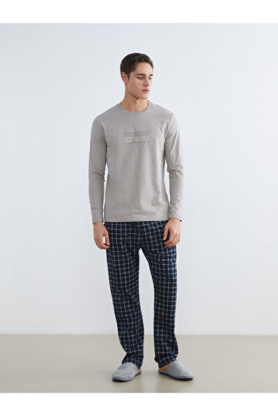 LC Waikiki Ozmarka New Season Standard Fit Men's Pajama Set