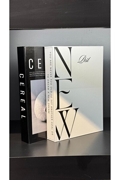 Nun Studio 2'li Dekoratif Kitap Kutu - Premium Kalite