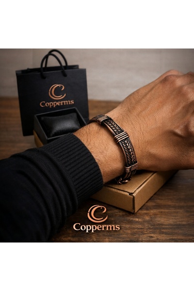 COPPERMS Handmade Copper Bracelet – Triskelion Symbol, Inspired by Tensor Ene...