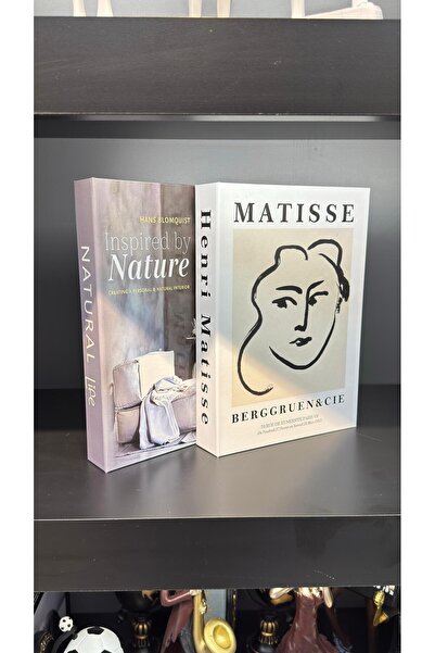 Nun Studio 2'li Dekoratif Kitap Kutu - Premium Kalite