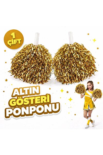 HSDemirci 1 par (2 komada) zlatne boje 23. april, 19. maj, 29. oktobar Pom po...