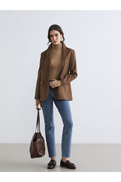 LC Waikiki Özmarka Νέα Σεζόν Ψηλόμεσο Γυναικείο Τζιν Παντελόνι εφαρμοστό