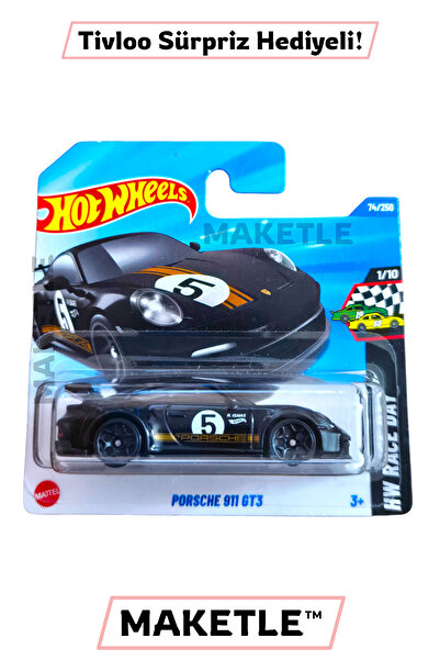 HOT WHEELS Porsche 911 GT3 - HYX17 - Tivloo Sürpriz Hediyeli