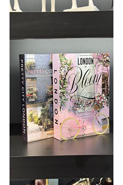 Nun Studio 2'li Dekoratif Kitap Kutu - Premium Kalite