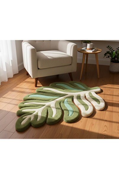 Pufero Leaf El Yapımı Halı & Dekor
