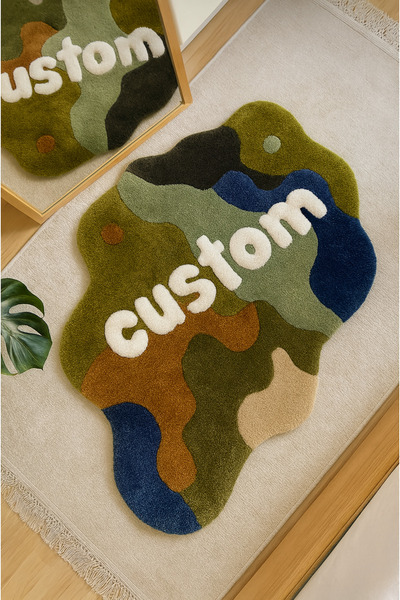 Pufero Kişiselleştirilebilir El Yapımı Halı & Dekor