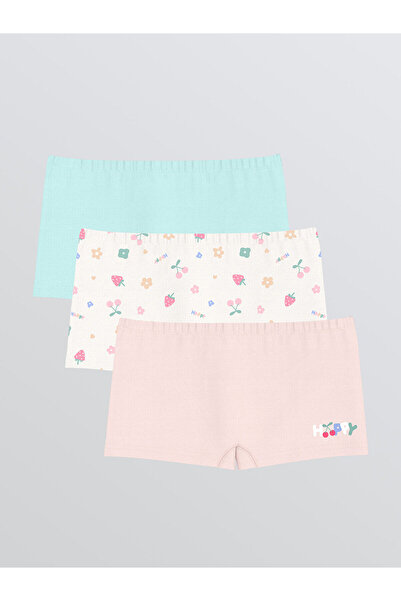 LC Waikiki Özmarka Nou sezon cu imprimeu pentru fete boxeri 3-bucăți