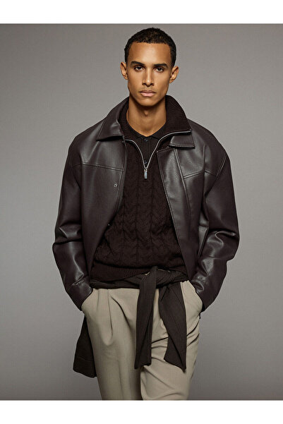 LC Waikiki Özmarka New Season Stand Collar Men's Knitwear Sweater