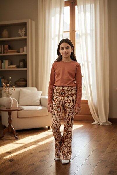 RYZE ÇOCUK ΥΦΑΣΤΙΚΟ ΒΙΣΚΟΣ ΕΚΤΥΠΩΜΕΝΟ ΚΟΡΙΤΣΙ καμπάνα ΜΗΝΩΝ Μπεζ