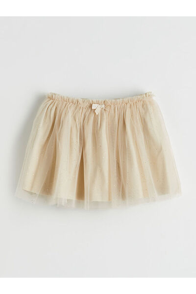 LC Waikiki Rmz Gi̇yi̇m Farkiyla Glittery Baby Girl Tutu Skirt