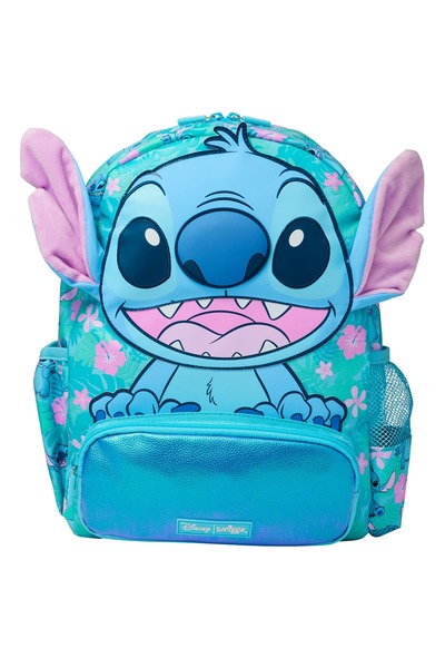 SMIGGLE Disney Stitch Licensed Junior Hooded Children's Backpack – Preschool ...