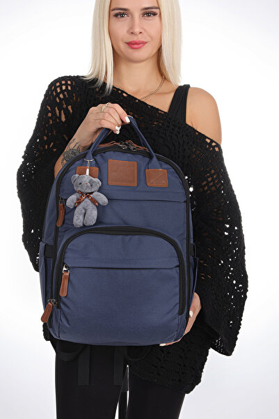 Lui Baby Anne Bebek Bakım Sırt Çantası Alt Açma Matı Ve Anahtarlık Hediyeli