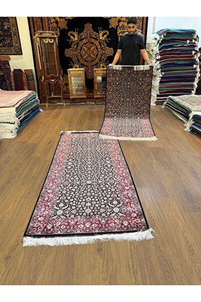HSD İran İpek Yolluk Hereke Yedidağ Çiçeği Halı