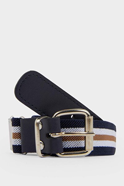 DeFacto Boy's Rectangular Buckle Casual Belt F7010A8Ns