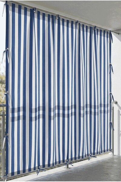 ceylan home 4-Sided Bird-Eye Garden Tarpaulin |   Outdoor Balcony, Garage and...