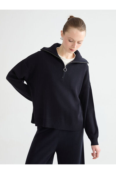 LC Waikiki Pulover de tricotat pentru femei Özmarka New Season guler ridicat