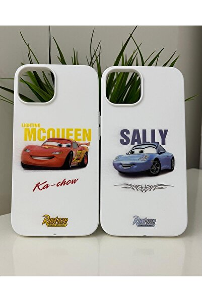 CaseKİdükkan حافظة هاتف آيفون 13 (عبوة من قطعتين) سالي وماكوين