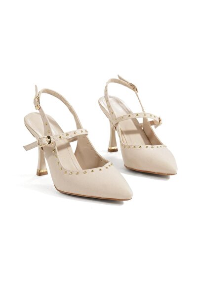 SH SİLVER MODA Γυναικεία παπούτσια Ovis με μυτερό τακούνι