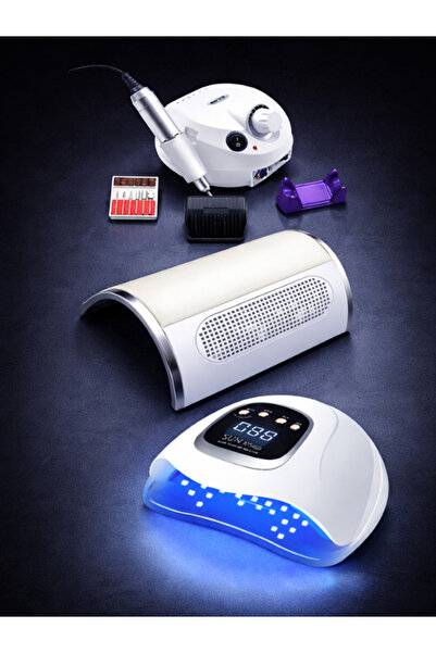 velissa Profesyonel Protez Tırnak Seti 3lü Cihaz SET Toz Toplama+Freze cihazı...