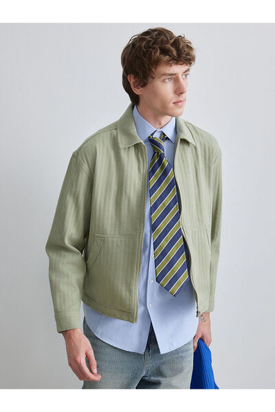 LC Waikiki RMZ GİYİM ΠΡΟΣΦΟΡΕΣ ΤΕΛΟΥΣ ΣΕΖΟΝΗΣ Πράσινο Ανδρικό Μπουφάν Άνετης ...