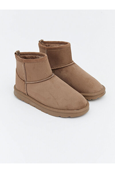 LC Waikiki Bej Kız Çocuk Süet Bot