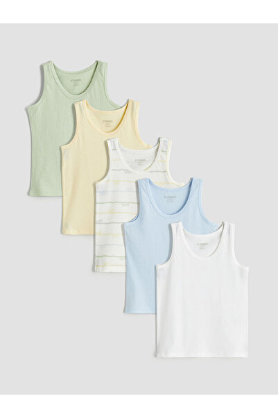 LC Waikiki Peak New Season Crew Neck Boys' Undershirt 5-Pack