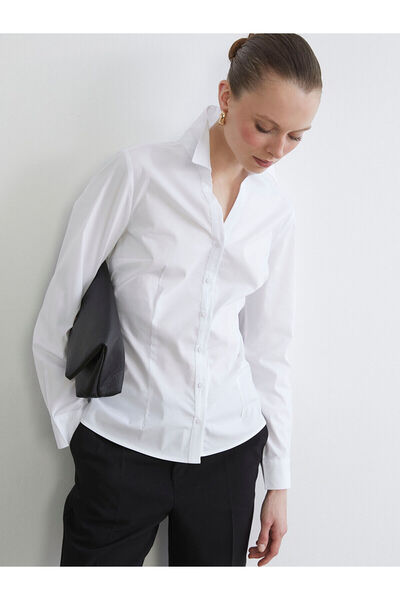 LC Waikiki Γυναικείο πουκάμισο Özmarka Νέας Σεζόν σε κανονική εφαρμογή από πο...