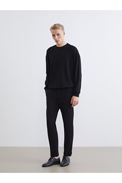 LC Waikiki بنطلون رجالي أسود ضيق من مجموعة إلسيفا