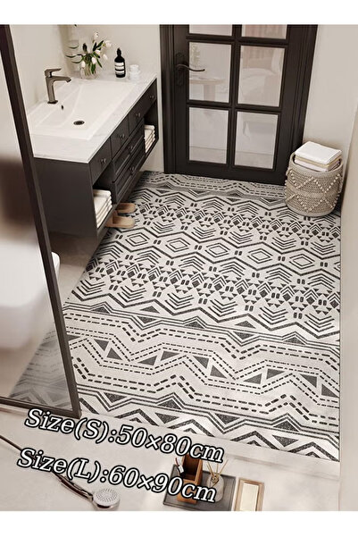 Generic 1 piece of diatomaceous earth microfiber bathroom mat, super absorben...