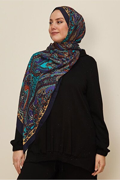 Alvina DESENLİ PAMUK VİSKON ŞAL 8546