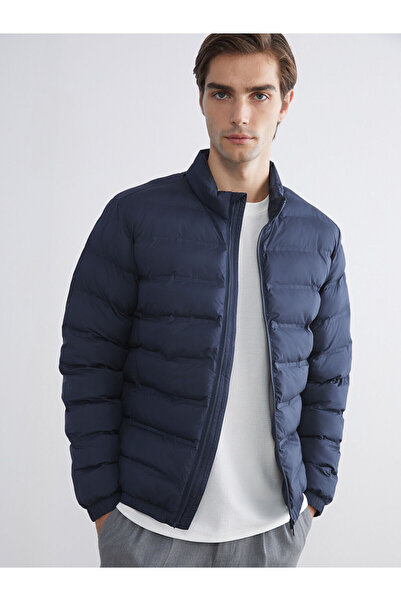 LC Waikiki Petrol Standard Fit Men's Puffer Jacket