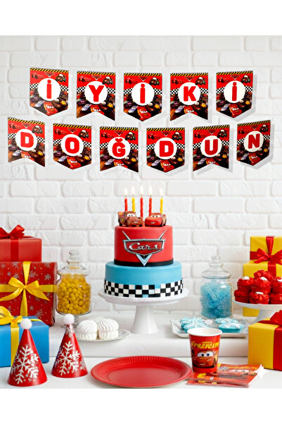 Evabrite مجموعة لافتات عيد الميلاد ذات طابع سيارات ماكوين - ديكور حفلات من ال...