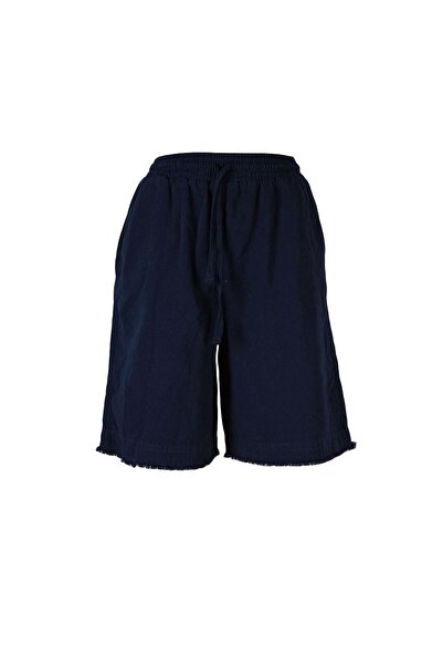 trender 26YTG5000023 شورت نسائي باللون الأزرق الداكن 5326