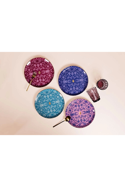 Porland Glamorous Servis Tabağı 24 cm 4 Adet